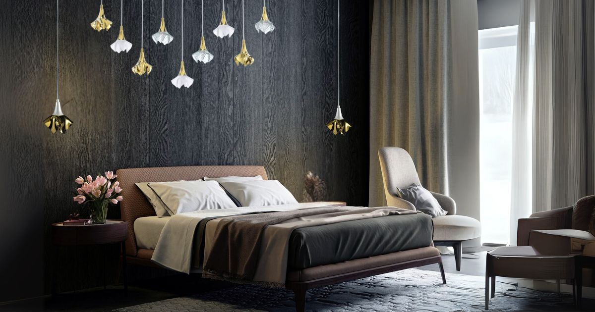 Inšpirácia pre vás: Závesné svietidlá do spálne a moderné lustre nad posteľ